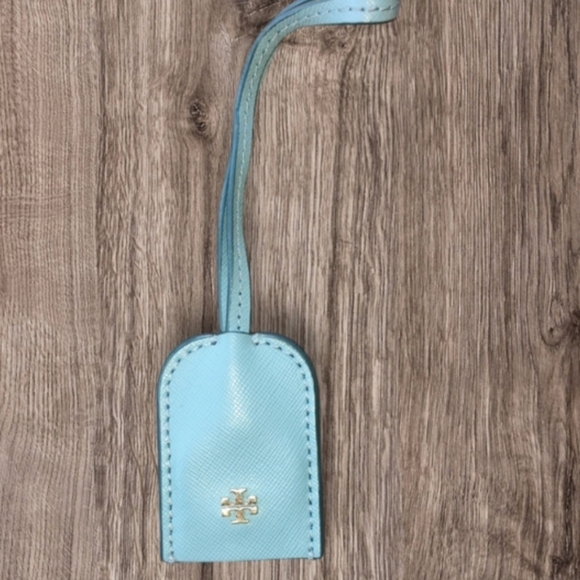 Tory Burch Robinson Light Teal Leather Tote - Picture 5 of 8